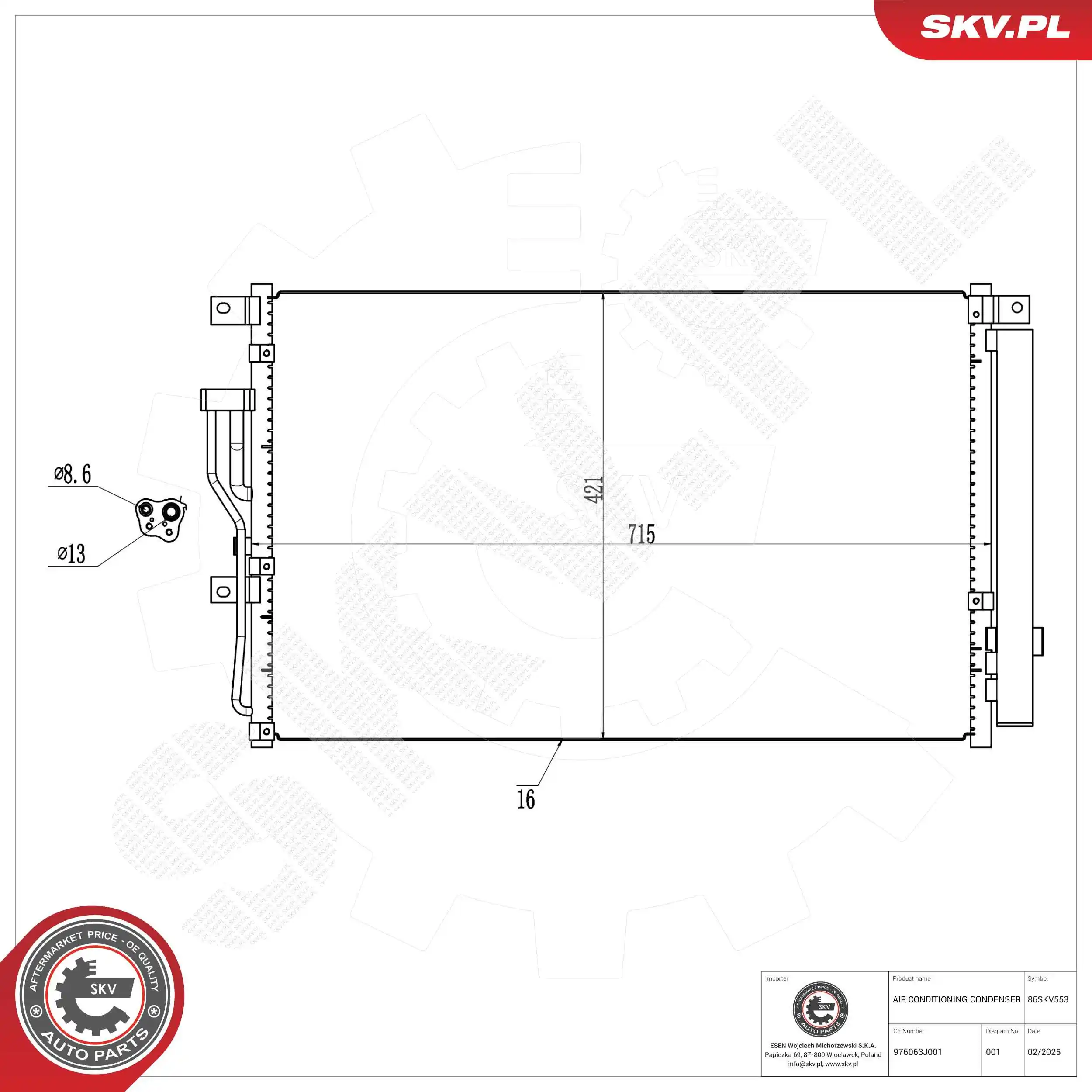 Condenser, air conditioning
